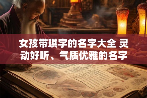 女孩带琪字的名字大全 灵动好听、气质优雅的名字