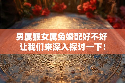 男属猴女属兔婚配好不好 让我们来深入探讨一下！