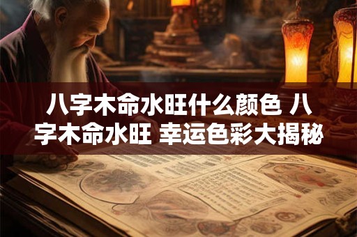 八字木命水旺什么颜色 八字木命水旺 幸运色彩大揭秘！