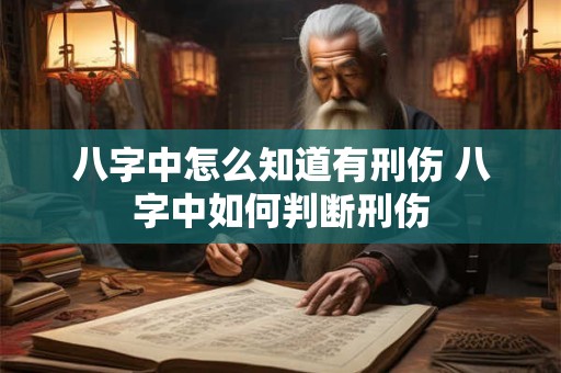 八字中怎么知道有刑伤 八字中如何判断刑伤