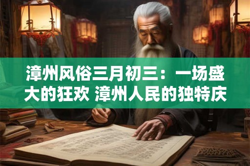 漳州风俗三月初三：一场盛大的狂欢 漳州人民的独特庆典