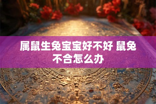 属鼠生兔宝宝好不好 鼠兔不合怎么办