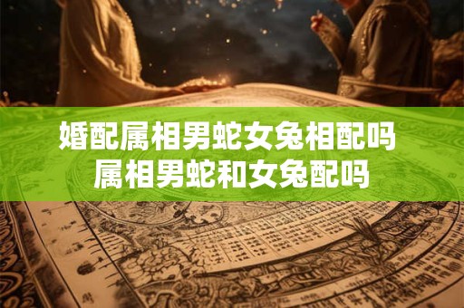 婚配属相男蛇女兔相配吗 属相男蛇和女兔配吗