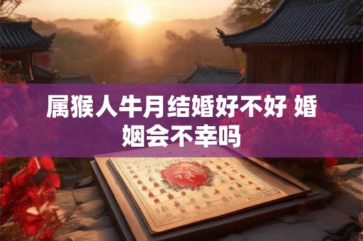 属猴人牛月结婚好不好 婚姻会不幸吗