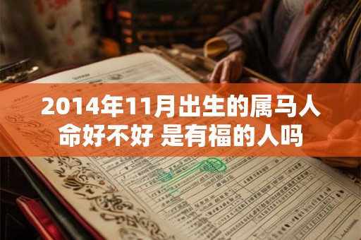 2014年11月出生的属马人命好不好 是有福的人吗
