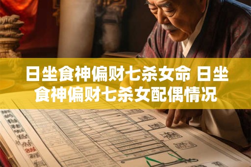 日坐食神偏财七杀女命 日坐食神偏财七杀女配偶情况