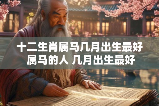 十二生肖属马几月出生最好 属马的人 几月出生最好