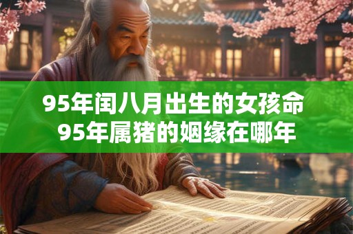 95年闰八月出生的女孩命 95年属猪的姻缘在哪年