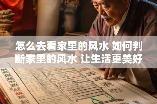 怎么去看家里的风水 如何判断家里的风水 让生活更美好