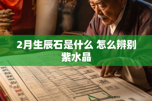 2月生辰石是什么 怎么辨别紫水晶