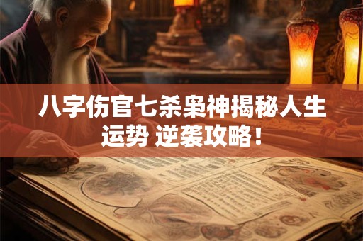 八字伤官七杀枭神揭秘人生运势 逆袭攻略！