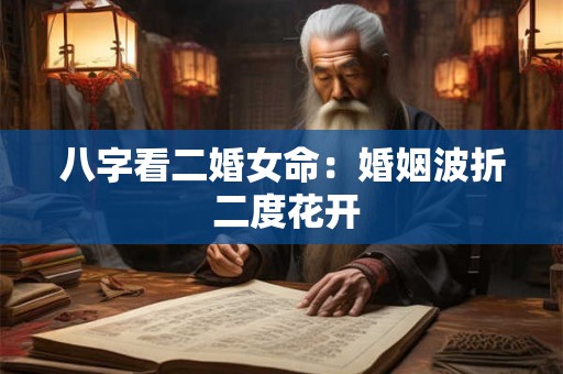 八字看二婚女命：婚姻波折 二度花开