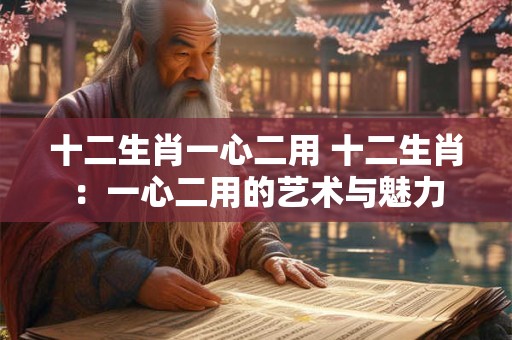 十二生肖一心二用 十二生肖：一心二用的艺术与魅力