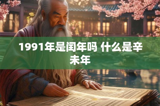 1991年是闰年吗 什么是辛未年