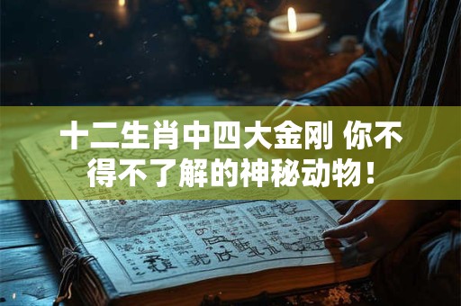 十二生肖中四大金刚 你不得不了解的神秘动物！