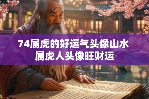 74属虎的好运气头像山水 属虎人头像旺财运