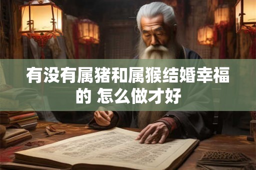 有没有属猪和属猴结婚幸福的 怎么做才好