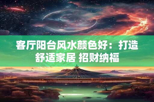 客厅阳台风水颜色好：打造舒适家居 招财纳福