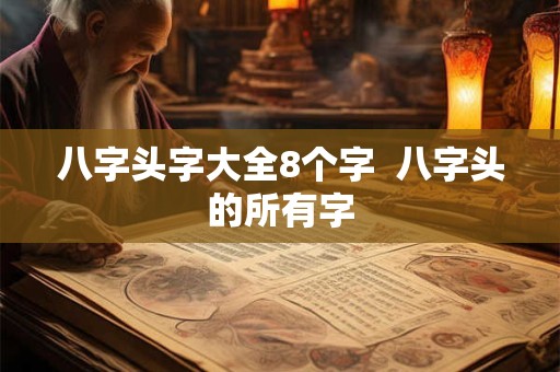 八字头字大全8个字  八字头的所有字