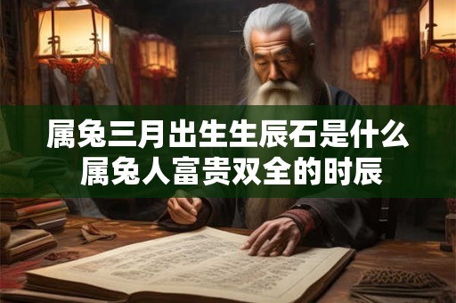 属兔三月出生生辰石是什么 属兔人富贵双全的时辰