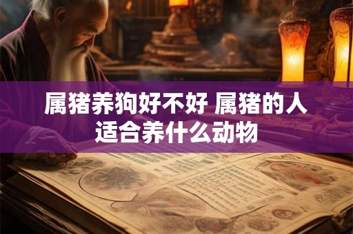 属猪养狗好不好 属猪的人适合养什么动物