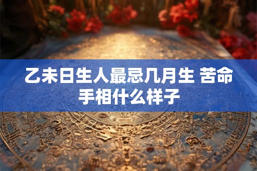 乙未日生人最忌几月生 苦命手相什么样子