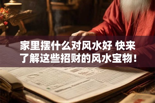 家里摆什么对风水好 快来了解这些招财的风水宝物！