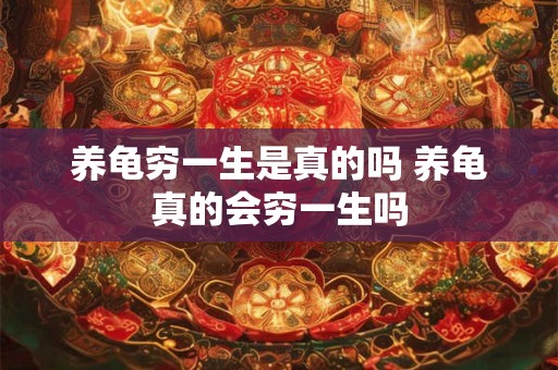 养龟穷一生是真的吗 养龟真的会穷一生吗