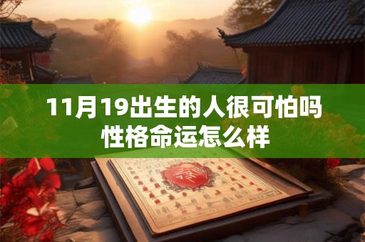 11月19出生的人很可怕吗 性格命运怎么样