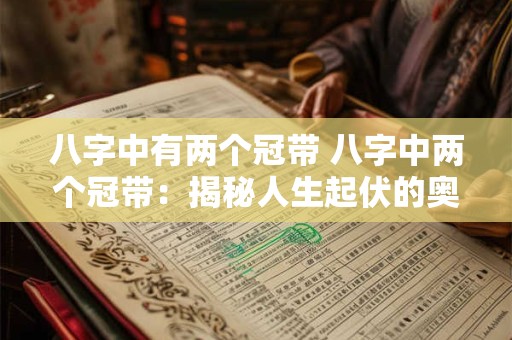 八字中有两个冠带 八字中两个冠带：揭秘人生起伏的奥秘