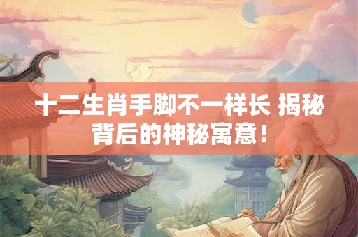 十二生肖手脚不一样长 揭秘背后的神秘寓意！