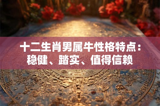 十二生肖男属牛性格特点：稳健、踏实、值得信赖
