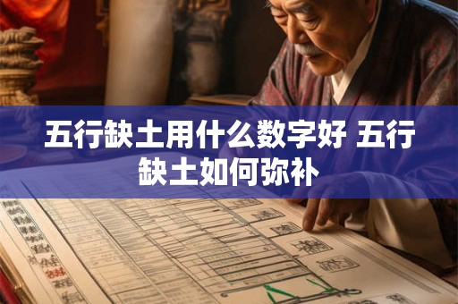 五行缺土用什么数字好 五行缺土如何弥补