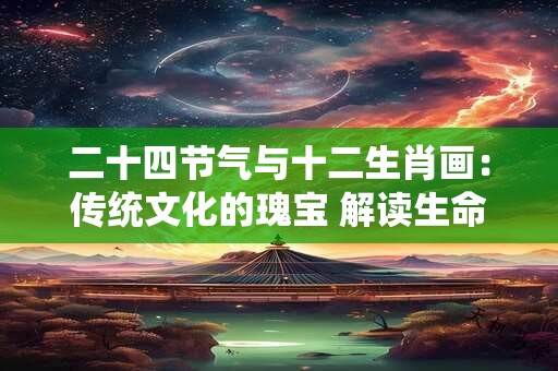 二十四节气与十二生肖画：传统文化的瑰宝 解读生命的密码