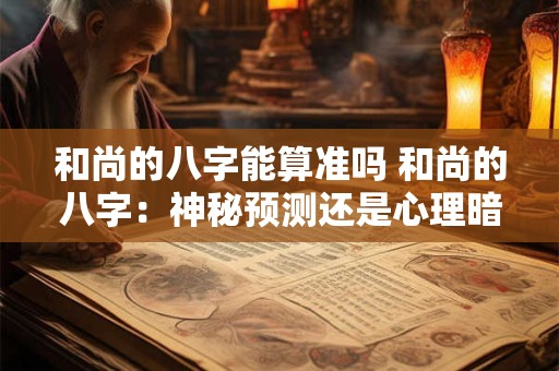 和尚的八字能算准吗 和尚的八字：神秘预测还是心理暗示