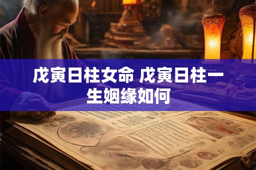 戊寅日柱女命 戊寅日柱一生姻缘如何