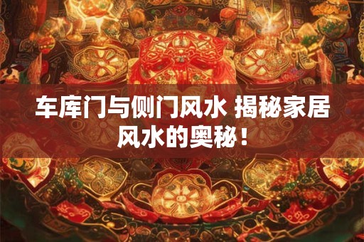 车库门与侧门风水 揭秘家居风水的奥秘！