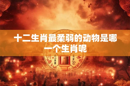 十二生肖最柔弱的动物是哪一个生肖呢