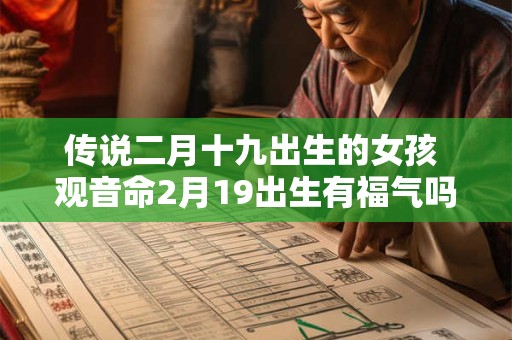 传说二月十九出生的女孩 观音命2月19出生有福气吗