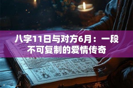 八字11日与对方6月：一段不可复制的爱情传奇