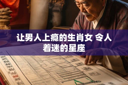 让男人上瘾的生肖女 令人着迷的星座