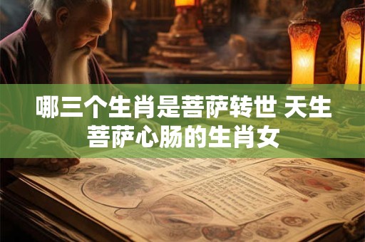 哪三个生肖是菩萨转世 天生菩萨心肠的生肖女