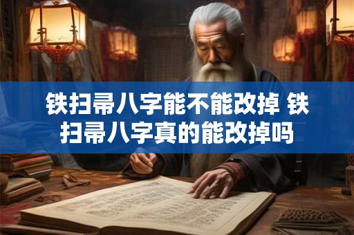 铁扫帚八字能不能改掉 铁扫帚八字真的能改掉吗
