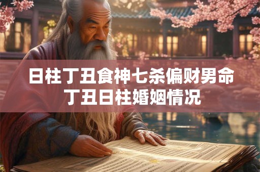 日柱丁丑食神七杀偏财男命 丁丑日柱婚姻情况