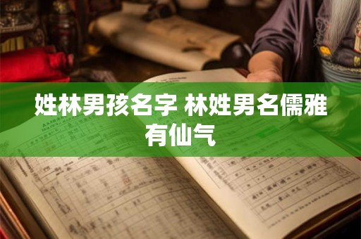 姓林男孩名字 林姓男名儒雅有仙气