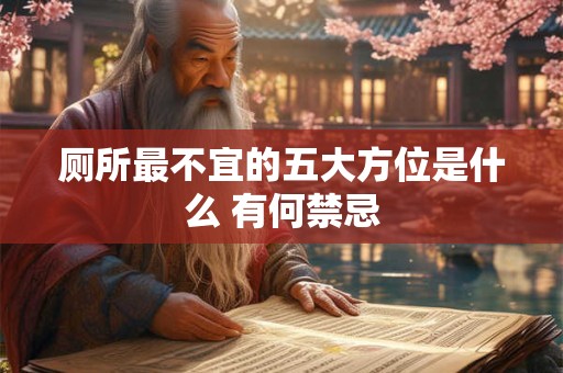 详细阅读:厕所最不宜的五大方位是什么 有何禁忌 厕所最不宜的五大方位是什么 有何禁忌