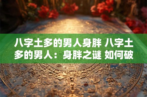 八字土多的男人身胖 八字土多的男人：身胖之谜 如何破解