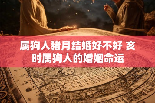 属狗人猪月结婚好不好 亥时属狗人的婚姻命运