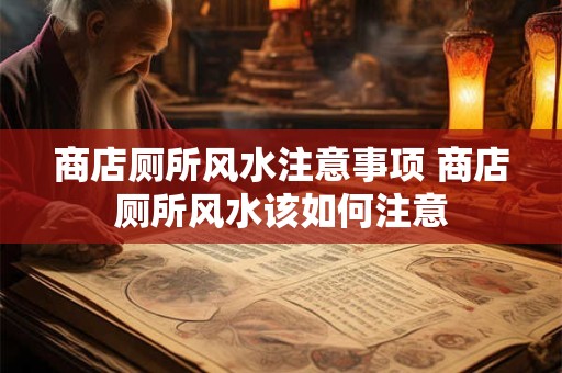 商店厕所风水注意事项 商店厕所风水该如何注意
