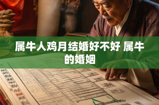 属牛人鸡月结婚好不好 属牛的婚姻